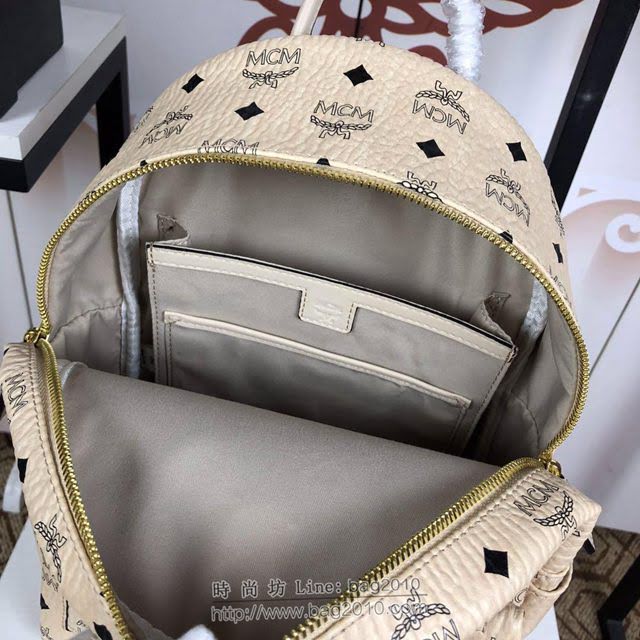 MCM雙肩包 原單 5933小號 Trilogie Stark子母包 實用百搭 MCM經典印花 限量款 可拆卸口袋後背包  mdmc1051